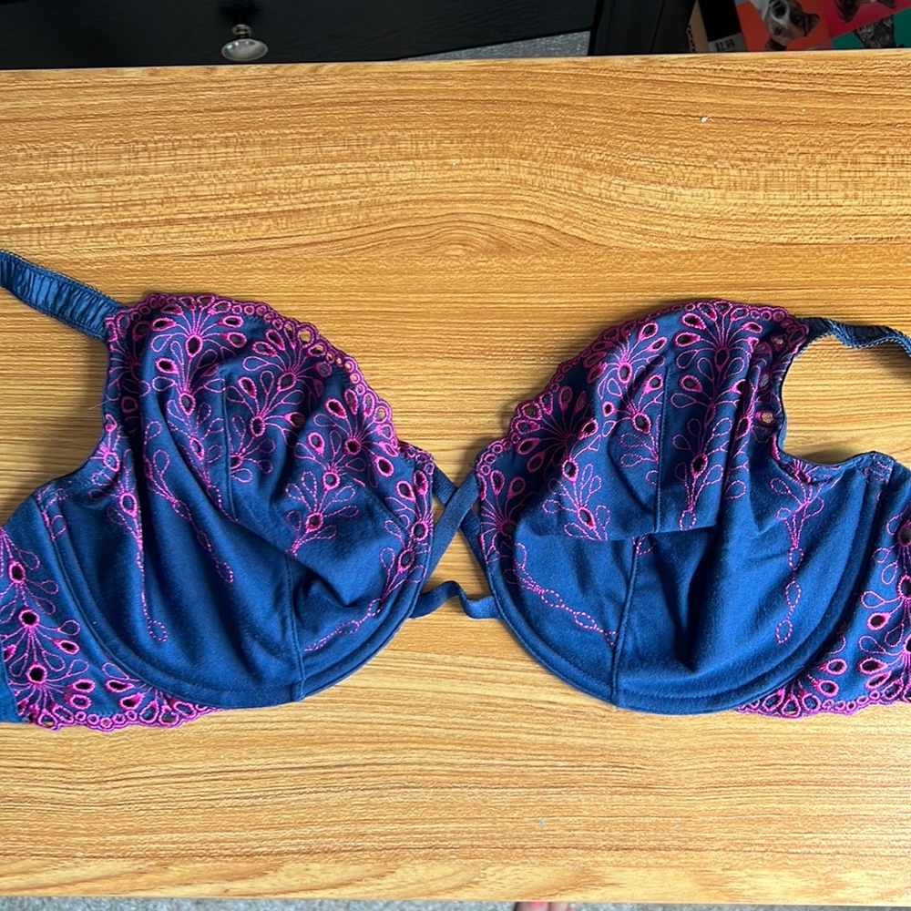 Navvy and purple Paramour bra 38DDD